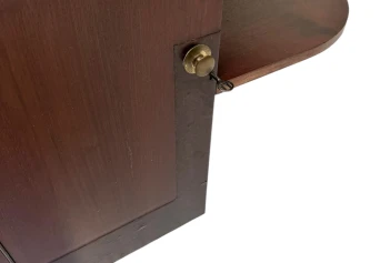 Art Deco Cabinet or Dry Bar with Clock, 1930s